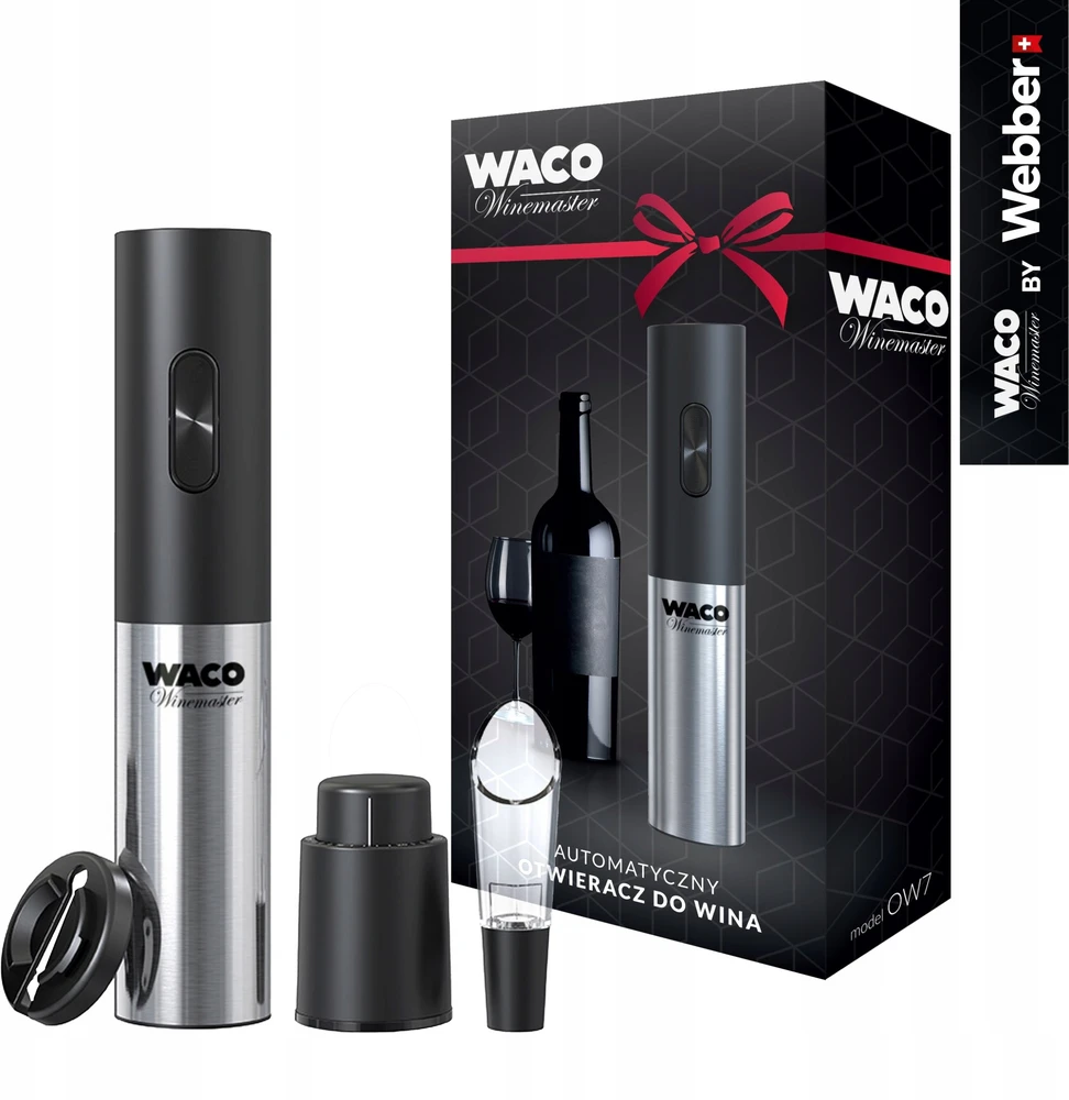 Yermos Automatinis vyno atidarytuvas su kamščiatraukiu OW7 WACO