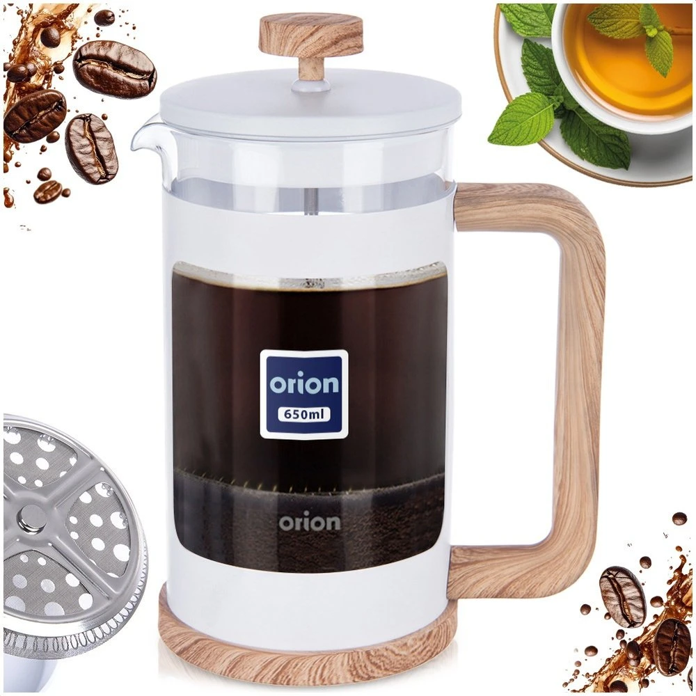 Yermos Orion Kavos virimo aparatas 650 ml - Stiklinė su plieno filtru