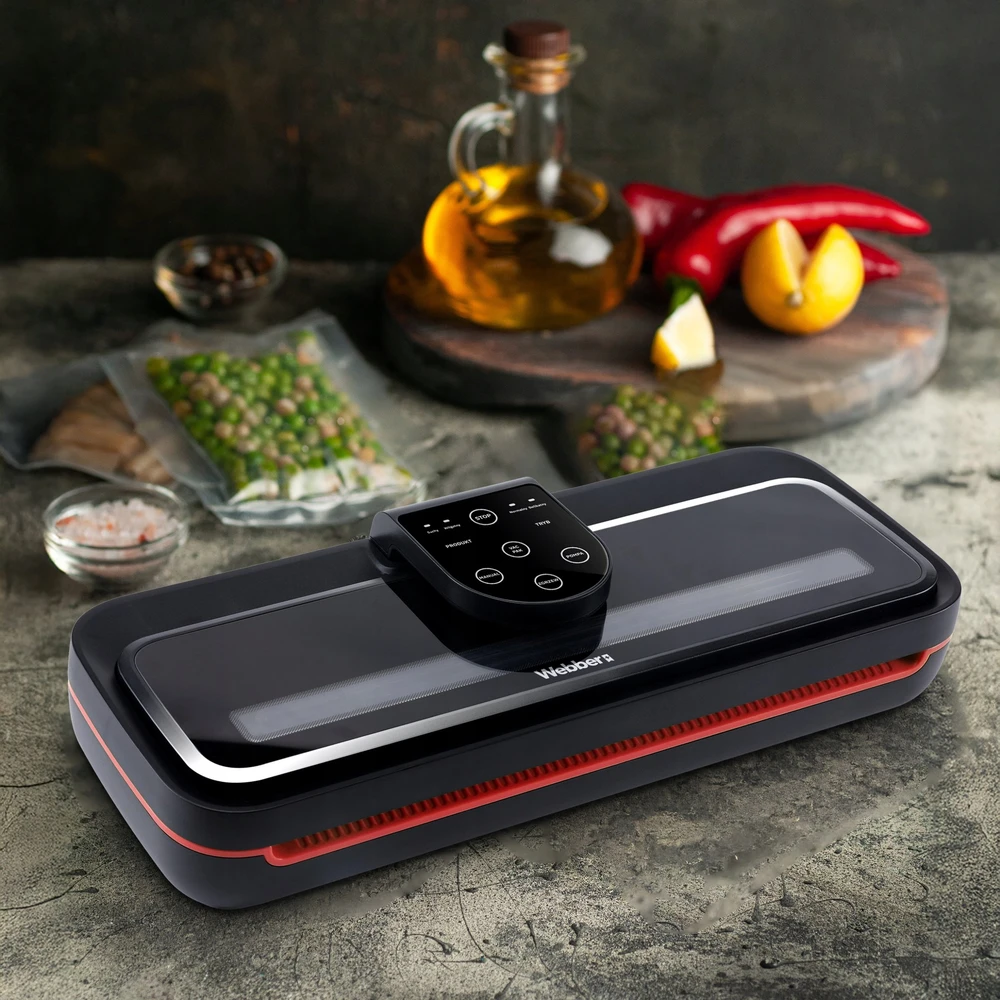 Yermos Vakuuminė pakuotuvė plėvelei maisto pakavimo aparatas WEBBER V217 automatinis