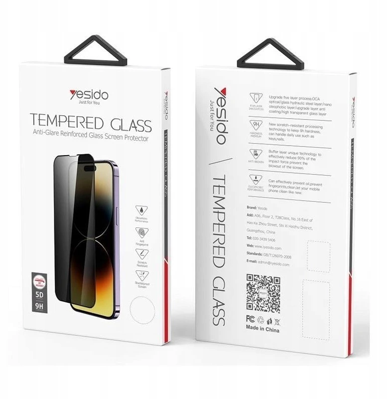 YESIDO PRIVACY STIKLAS iPHONE 16 PRO MAX TG02