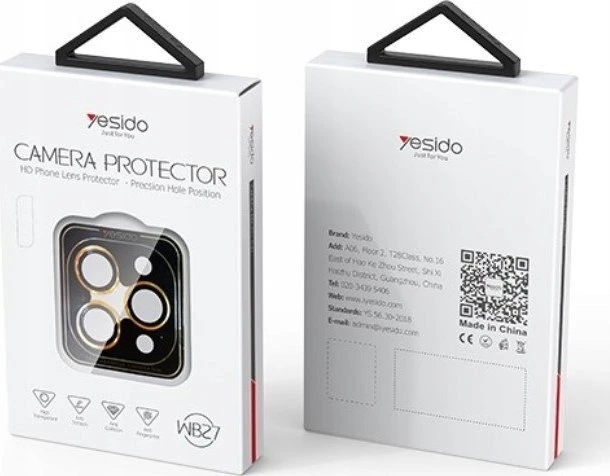 yesido Lens Protector WB27 for iPhone 14 Pro Juodas