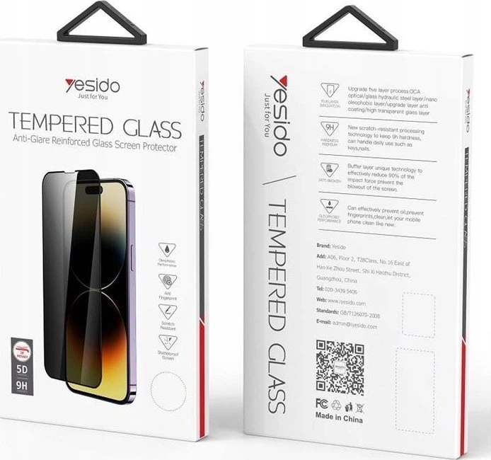 YESIDO PRIVACY STIKLAS IPHONE 14 PLUS TG02