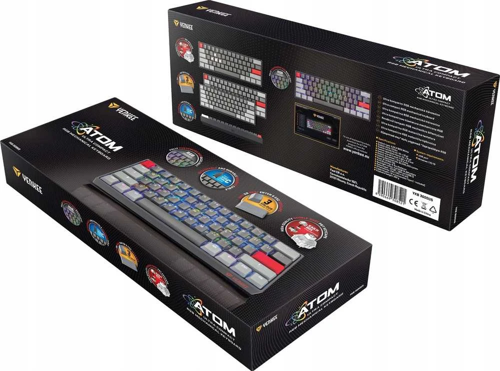 Klaviatūra Yenkee YKB 3600US ATOM (45016650)