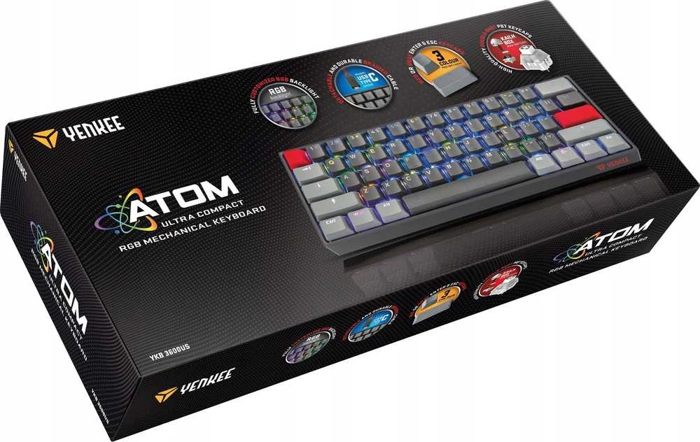 Klaviatūra Yenkee YKB 3600US ATOM (45016650)
