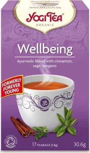 Yogi Tea Wellbeing arbatos pakuotė su prieskoniais