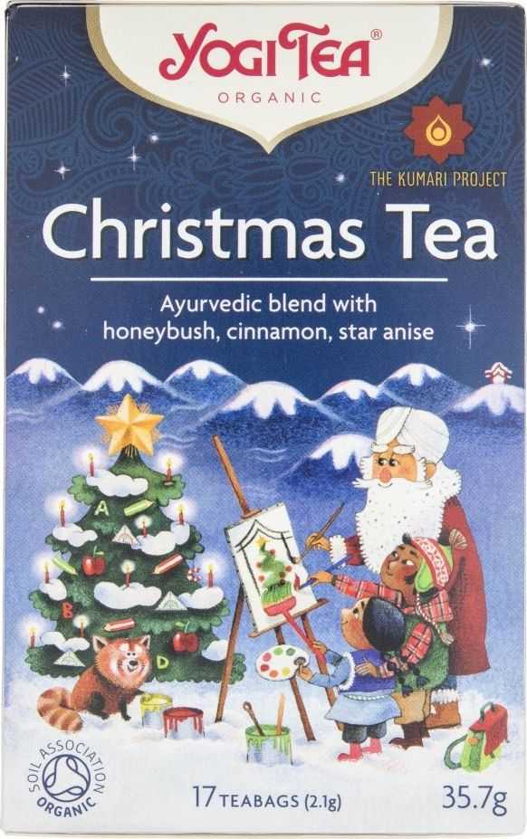 Ekologiška ajurvedinė kalėdinė žolelių ir prieskonių arbata "Christmas" YOGI TEA, 35,7 g