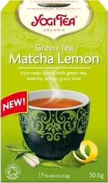 Yogi Tea Matcha Lemon arbata, pakuotės vaizdas