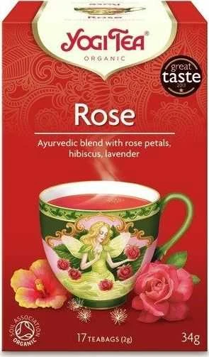 Yogi Tea rožių arbata 17 pakelių