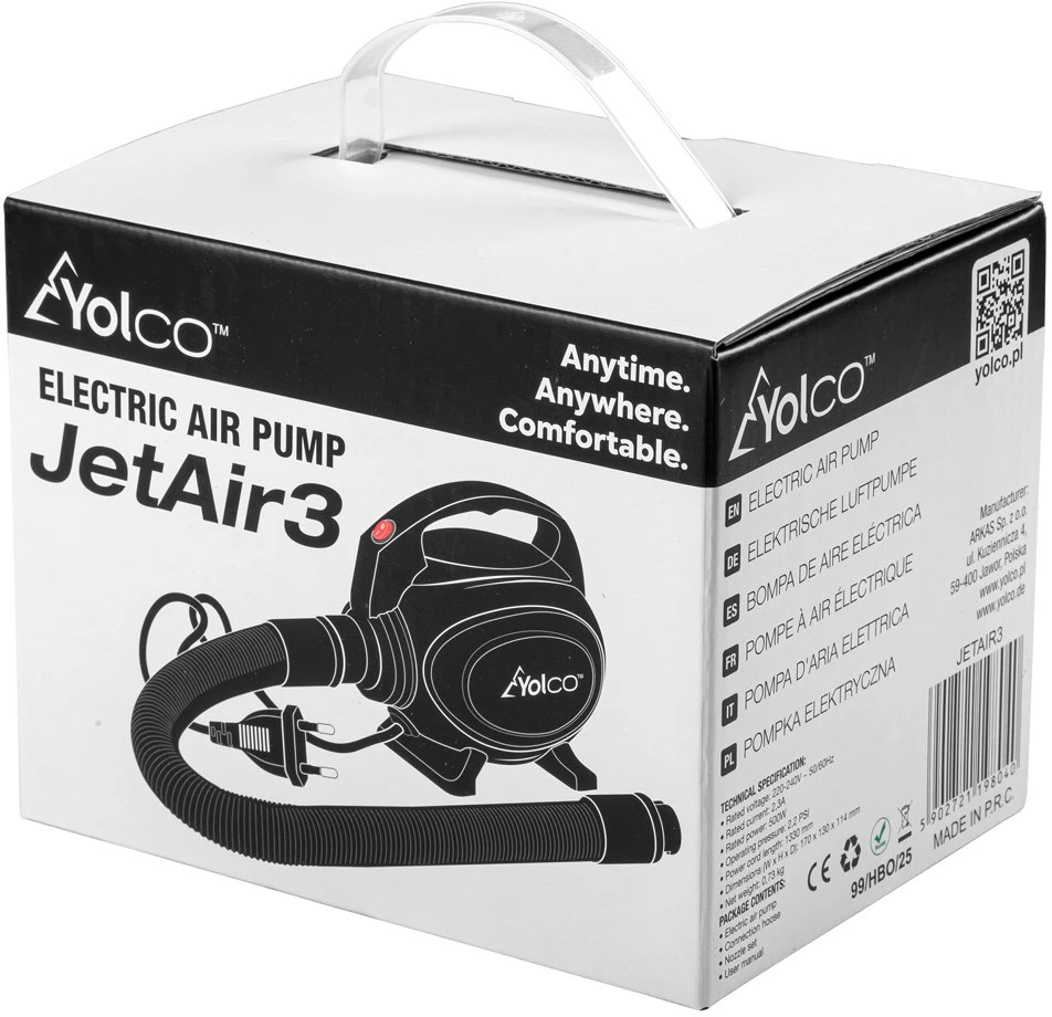 Yolco Pompka elektrinė JetAir3