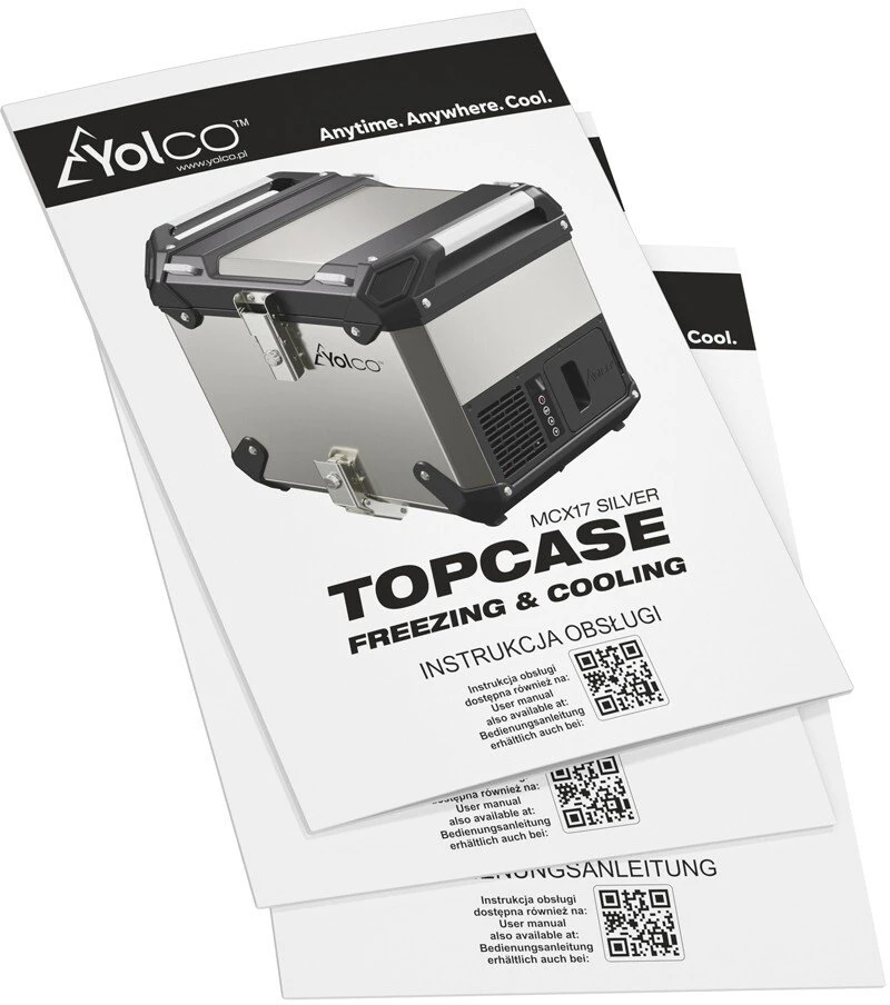 Yolco Topcase MCX17 Sidabrinis 17 l turistinis šaldytuvas