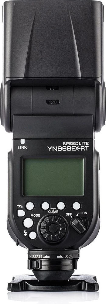 Yongnuo blykstė YonGnuo YN-968EX-RT II LCD HSS lempa, skirta Canon ETTL