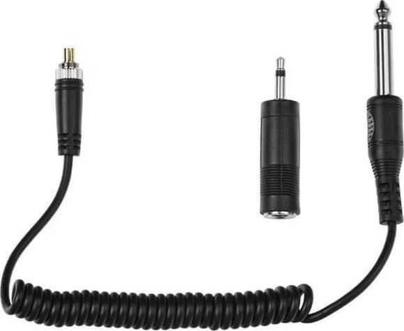 Kabelis Yongnuo LS-PC635 PC su mini lizdo adapteriu