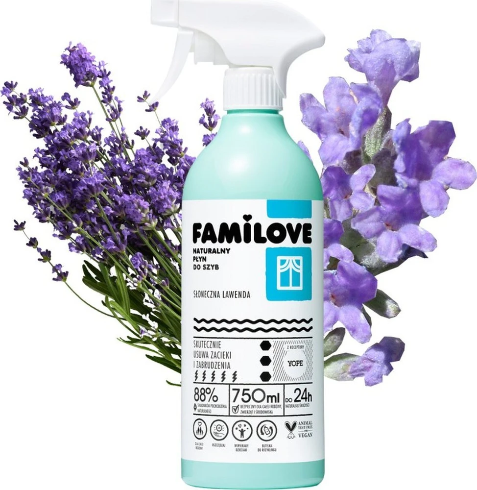 Yope Familove natūralus langų valiklis 750ml