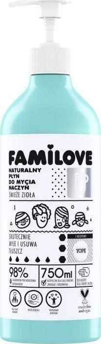 Yope Natūralus indų ploviklis Familove 750ml