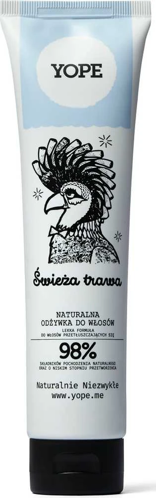 Natūralus kondicionierius pažeistiems plaukams Yope Swieza trawa 170 ml
