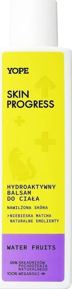 Yope Hidroaktyvus kūno losjonas Skin Progress Vanduo Fruits 200ml