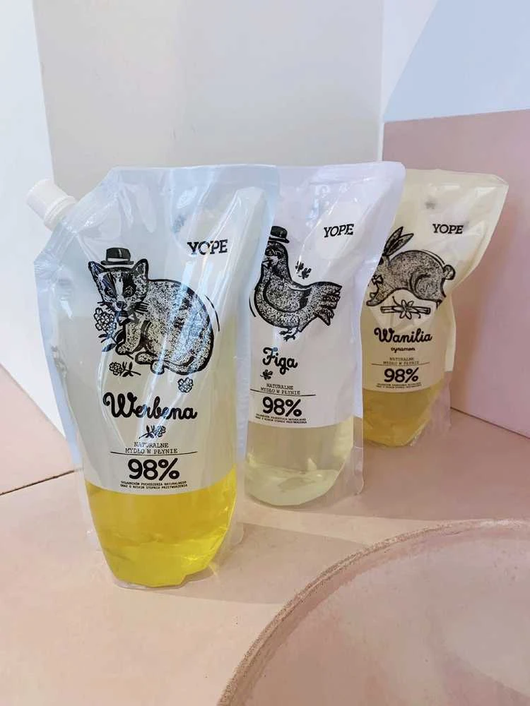 Yope Verbena skystas muilas 500 ml - pildoma pakuotė