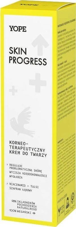 Yope Skin Progress korneoterapinis veido kremas 50ml