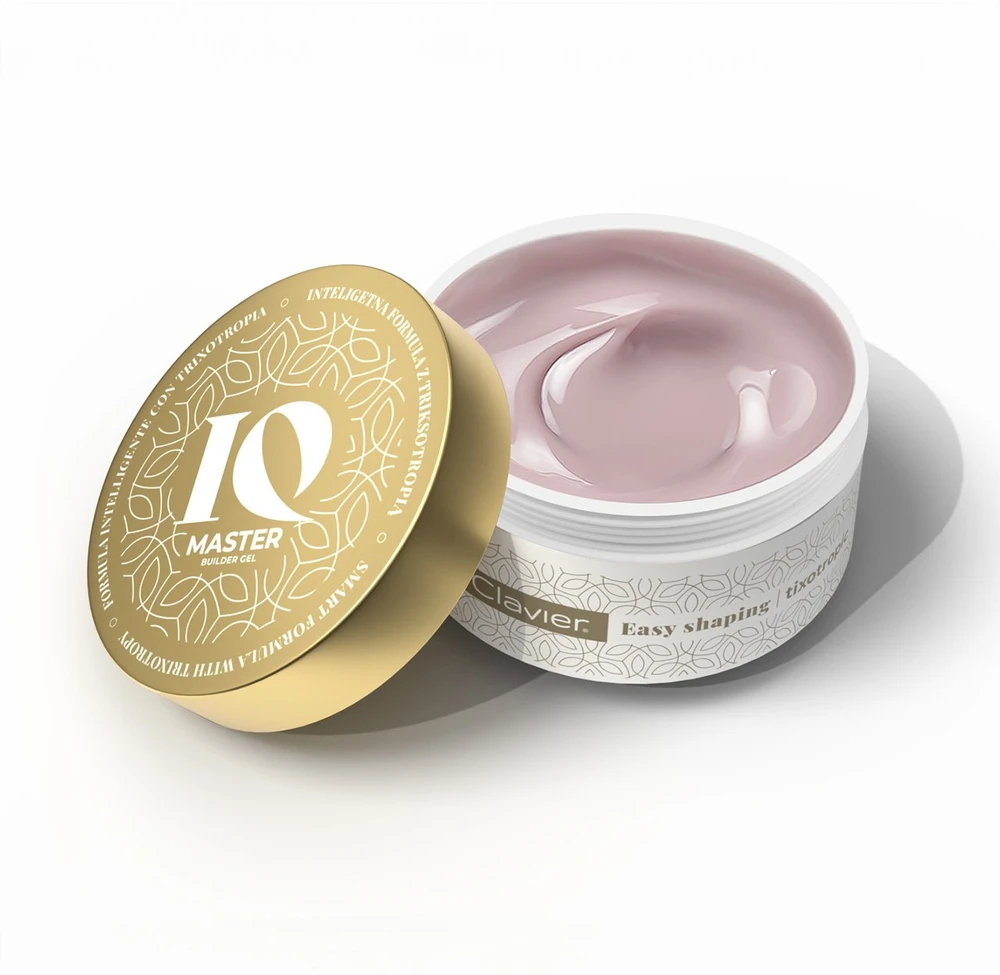 Yoshi Clavier IQ Master żel budujący su tiksotropią Light rusvai gelsvas 50g