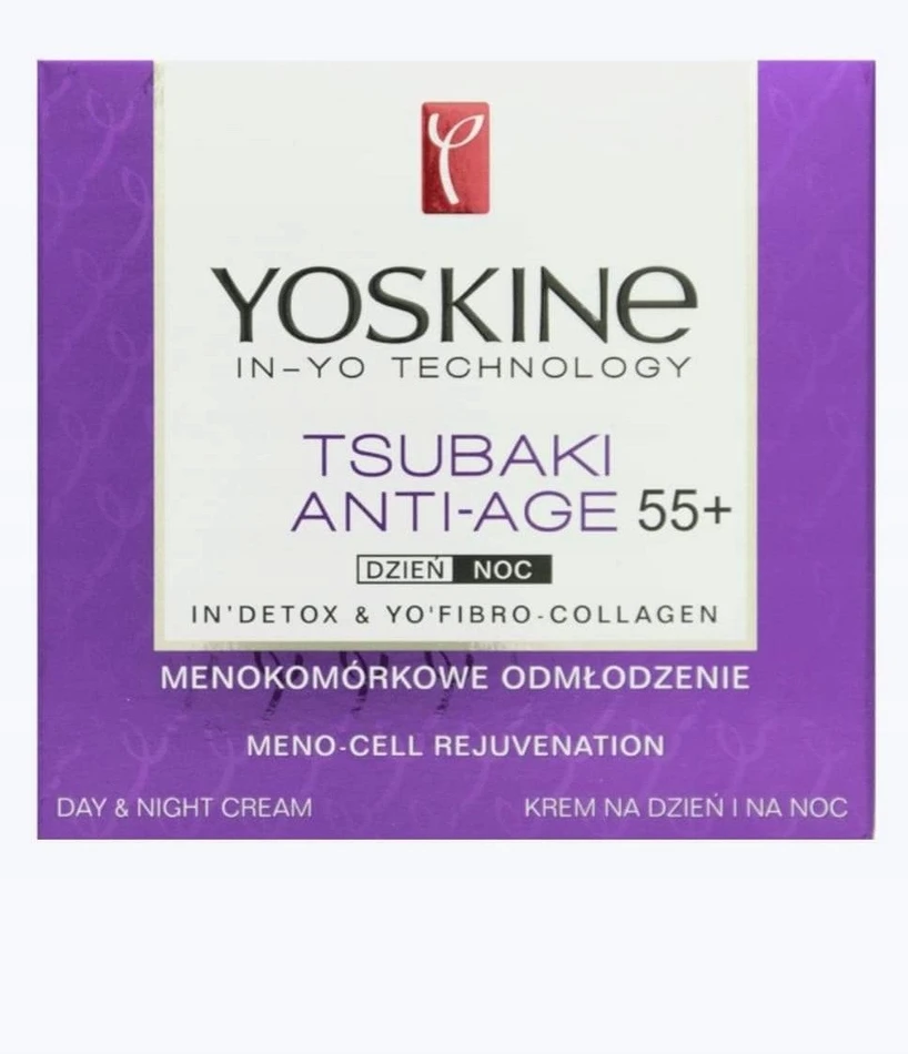 Yoskine Tsubaki 55+ Anti-Aging Day & Night Kreminis Face veido kremas, 50 ml