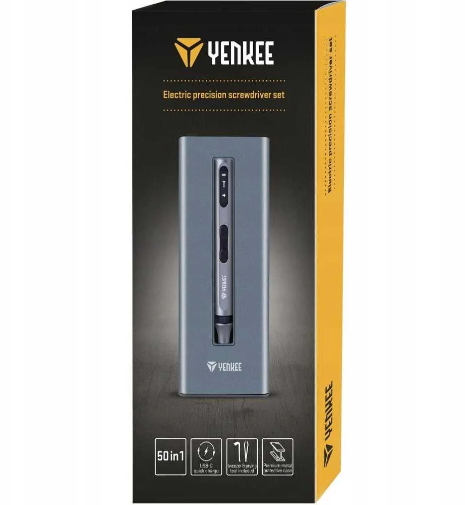Yenkee YPT 01 elektrinis atsuktuvas su antgaliais YENKEE