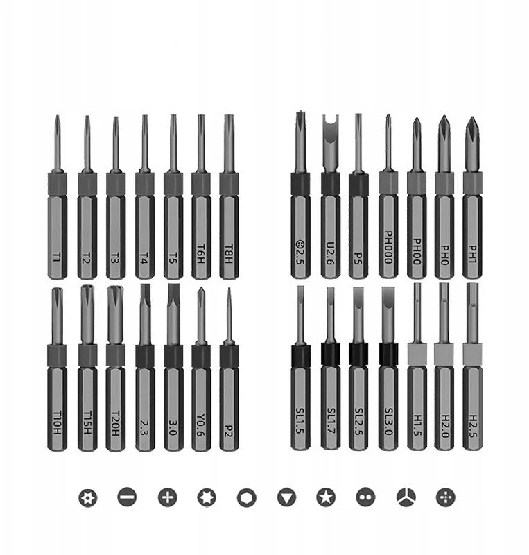 Įrankių rinkinys Yenkee YPT 02 Screwdriver set with bits YENKEE