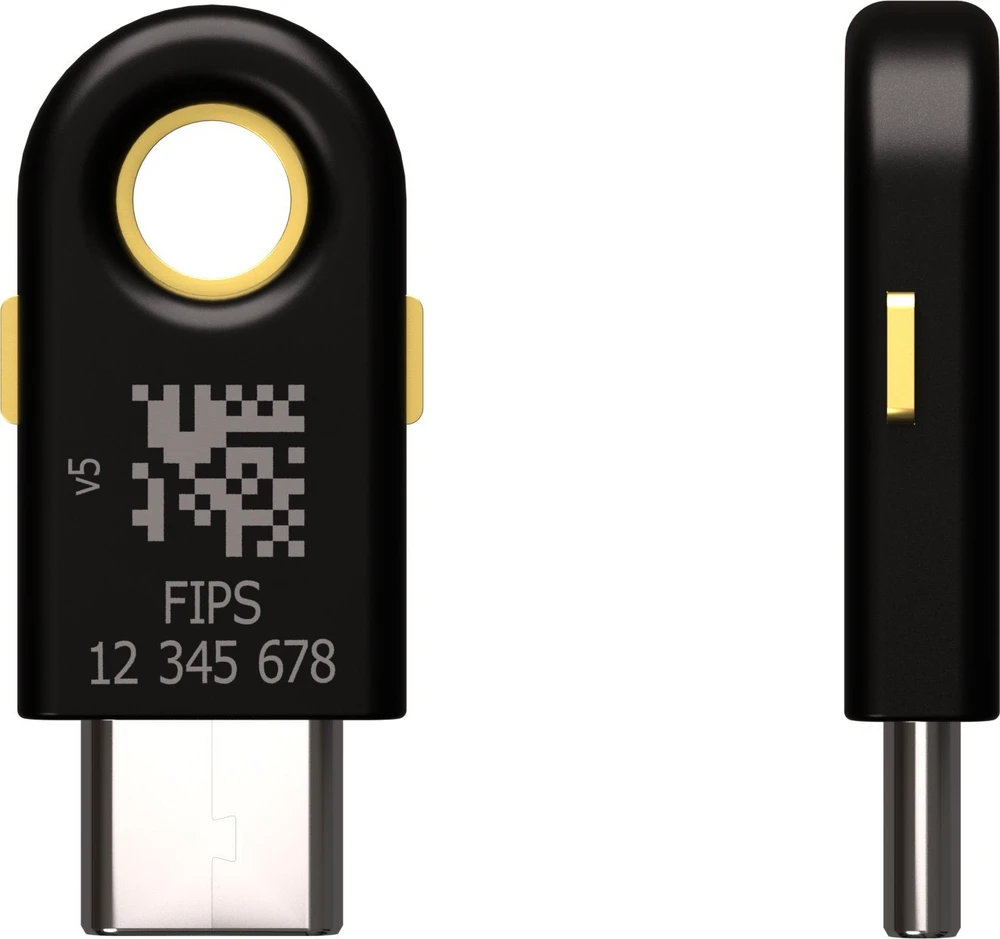 Apsaugos raktas - Yubico YubiKey 5C FIPS USB-C juodas