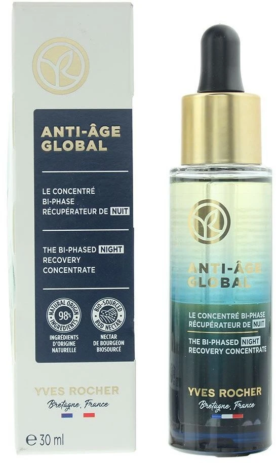 Yves Rocher Anti Age Global Regenerating Serum For Face & Neck, 30 ml