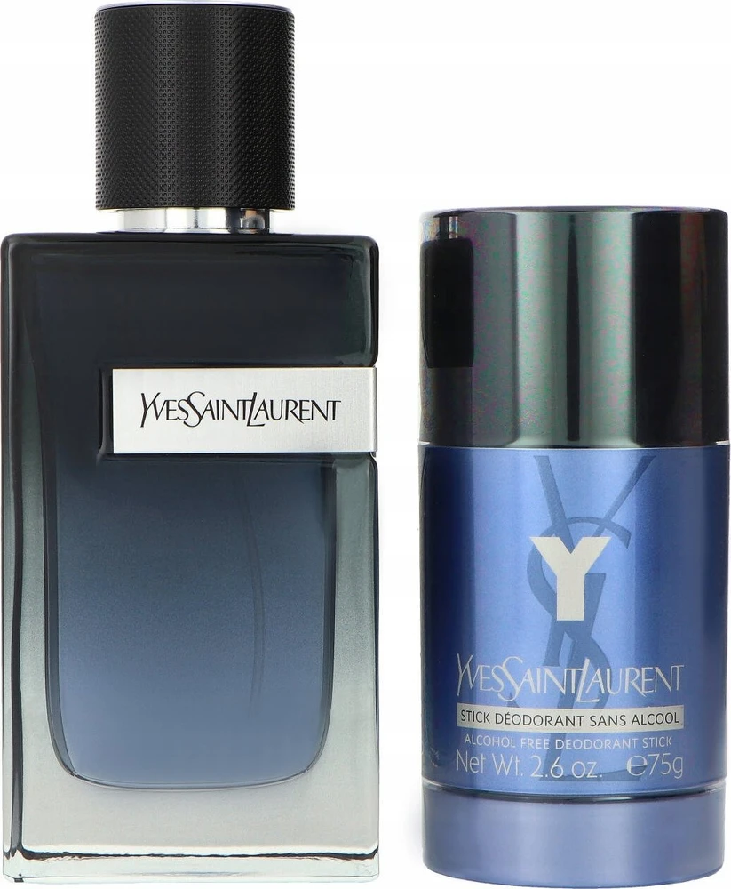 Set Yves Saint Laurent: Y Intense Eau De Parfum For Men, 100 ml + Y Anti-Perspirant Dezodorantas Stick For Men, 75 g
