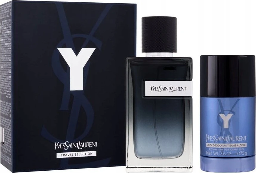 Set Yves Saint Laurent: Y Intense Eau De Parfum For Men, 100 ml + Y Anti-Perspirant Dezodorantas Stick For Men, 75 g