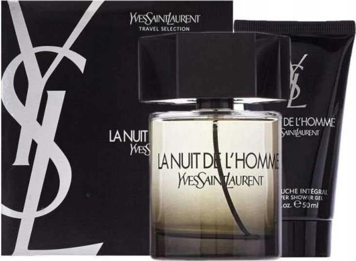 Yves Saint Laurent La Nuit De L'Homme rinkinys vyrams (100 ml EDT + 50 ml dušo gelis)