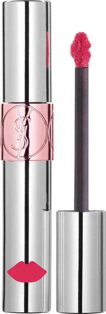 Yves Saint Laurent Volupte Liquid Colour Balm Lasting Care Lūpų balzamas 8 Excite Me Rožinė, 6 ml