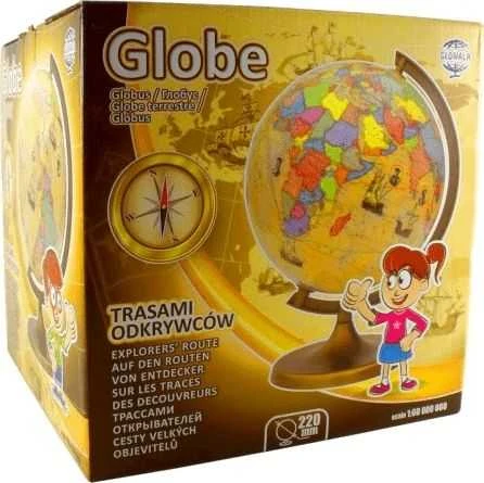 Zachem Globe 220 su tyrinėtojų maršrutais