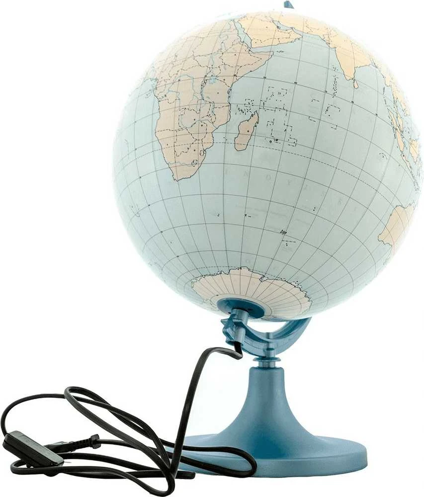 Zachem Globe 250 kontūras su paaiškinimu, apšviesta