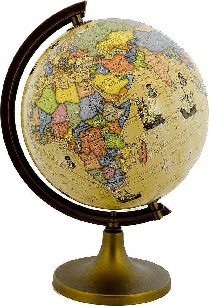 Zachem Globe 220 su tyrinėtojų maršrutais