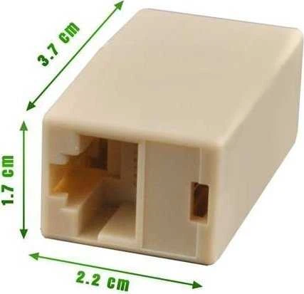 TST Jungtis dviems UTP kabeliams sujungti UTP RJ-45 (F) / RJ-45 (F)