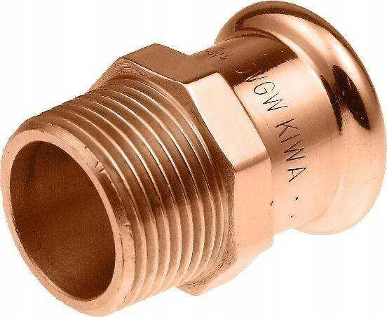 Varinė pres. jungtis su išoriniu sriegiu KAN-therm, 22 x 3/4"
