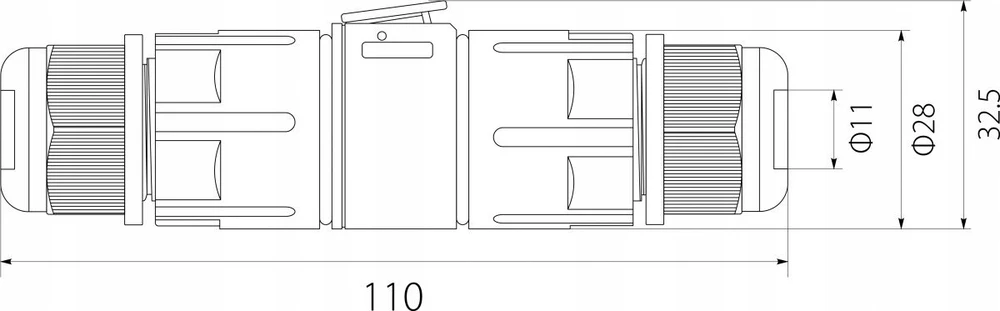 Hermetinė kabelių jungtis 5x1,5mm2 16A 250V IP68 trišakė SZPNL 295 39.295