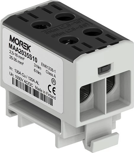 Morek OTL35-2 2XAL/CU 2.5-35MM2 AC/DC juodas