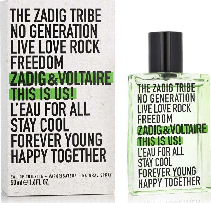 Zadig & Voltaire This is Us! L'Eau For All EDT tualetinis vanduo, 50 ml