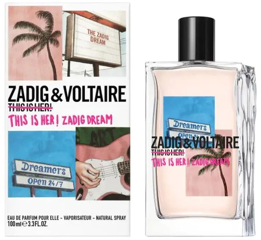 Zadig & Voltaire This Is Her! Zadig Dream EDP parfumuotas vanduo moterims, 100 ml