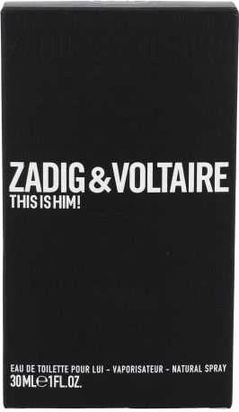 Zadig & Voltaire This Is Him! EDT tualetinis vanduo vyrams, 30 ml