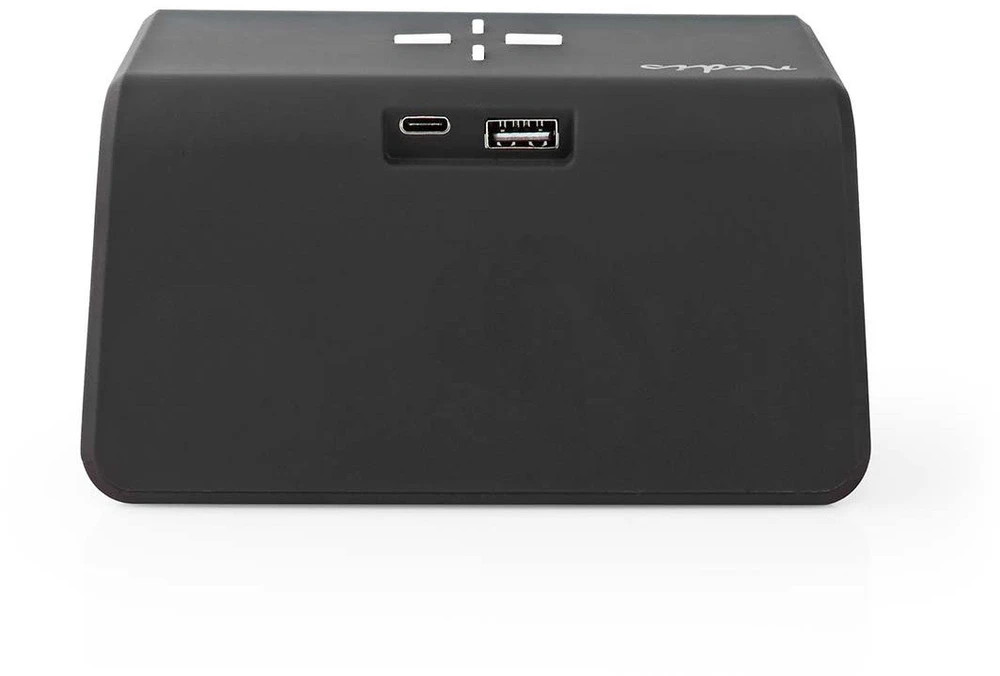 Radio Nedis Žadintuvas Nedis WCACQ30BK 5–15 W 2x alarm pašvietimas Juodas
