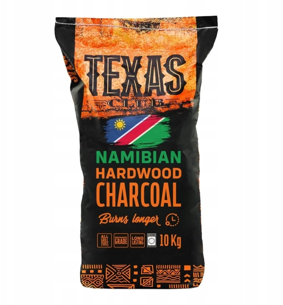 Texas_Club TEXASCLUB Medžio anglys TEXAS CLUB Namibian, 10 kg