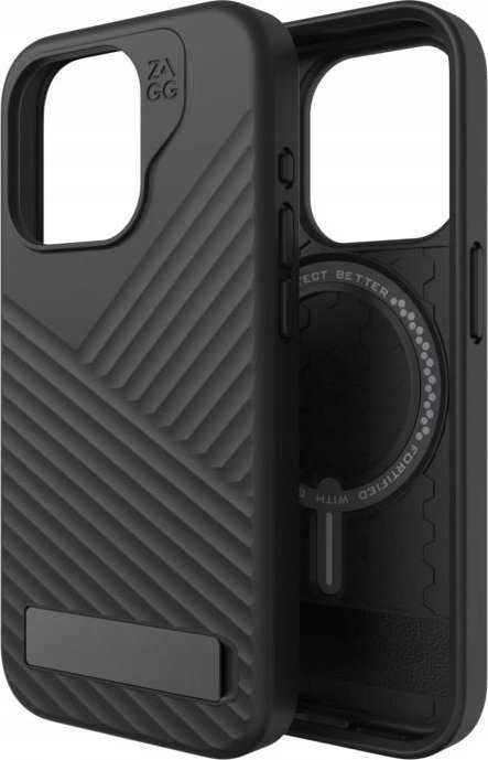 Dėklas ZAGG Denali Snap Kickstand skirtas Apple iPhone 15 Pro juodos spalvos