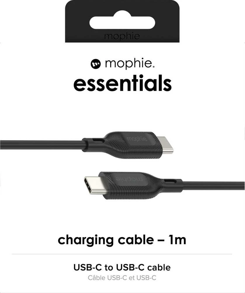 „Zagg International“ USB-C – USB-C USB laidas, 1 m juodas (409911863)