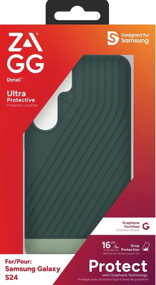 ZAGG Cases Denali Samsung Galaxy S24 - dėklas telefonui žalios spalvos