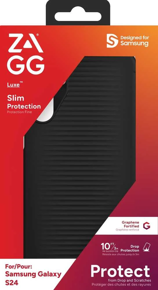 ZAGG Cases Luxe Samsung Galaxy S24 - dėklas telefonui juodos spalvos