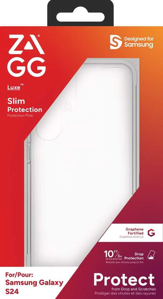 ZAGG Cases Luxe Samsung Galaxy S24 - dėklas telefonui skaidrus