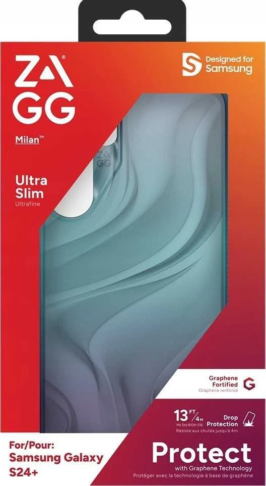 ZAGG Cases Milan dėklas, skirtas Samsung Galaxy S24+ - mėlynas